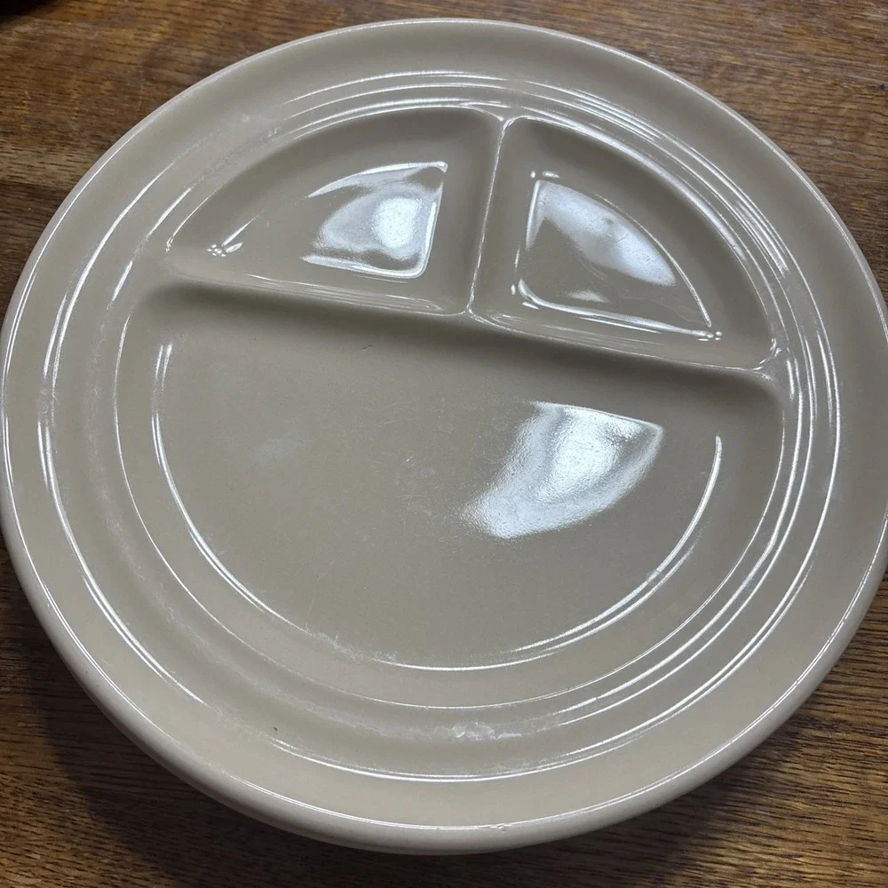 Vintage‎ Grill Plate Wallace China Desert Restaurant Ware 1940S Diner Divided